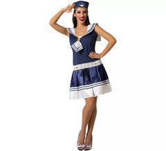 Fato azul Marinera para mulheres