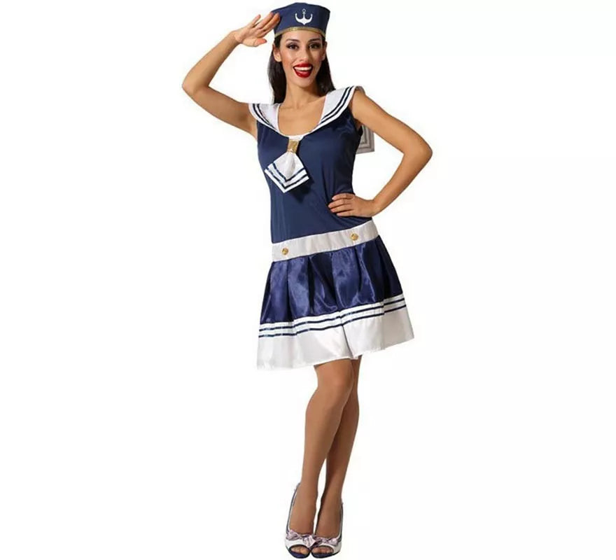 Translation missing: pt-PT.Disfraz de Marinera Azul para mujer