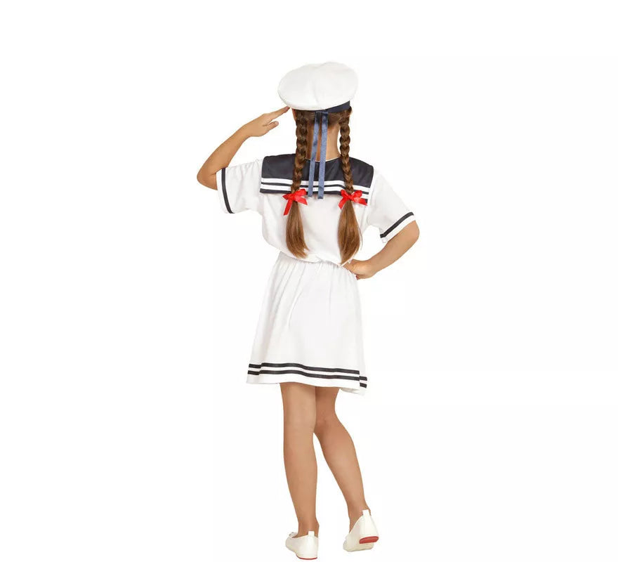 Translation missing: pt-PT.Disfraz de Marinera Blanco en Vestido para niña