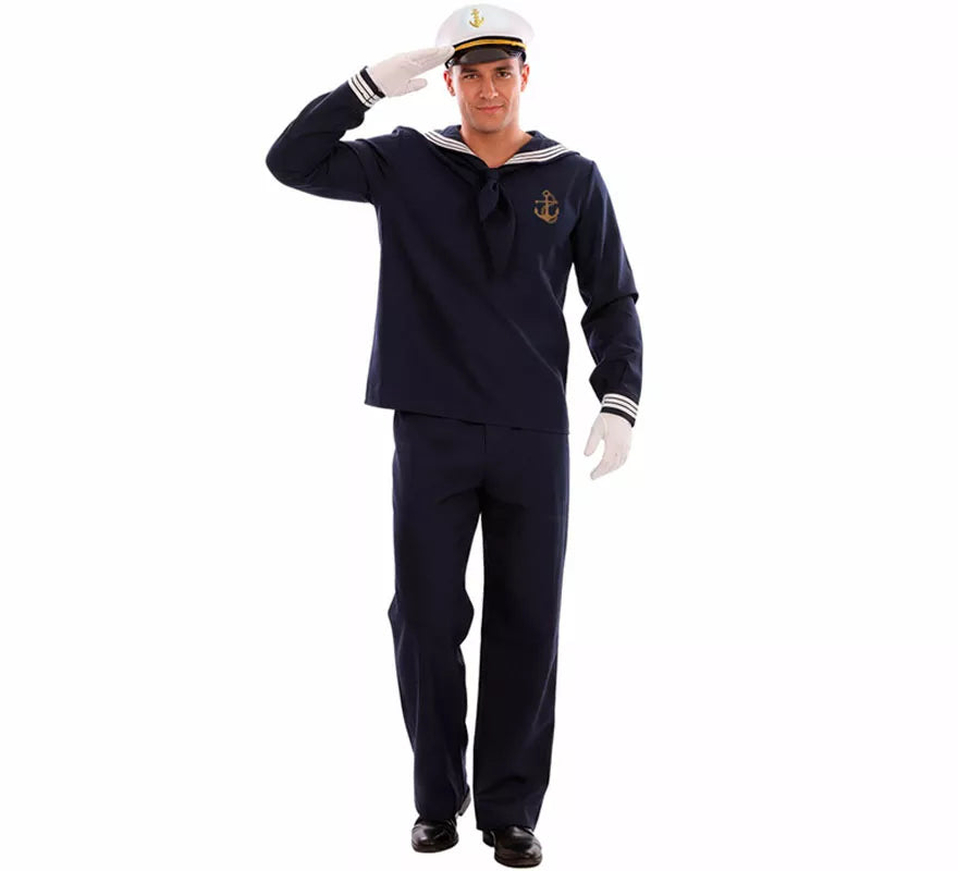 Translation missing: pt-PT.Disfraz de Marinero azul para hombre