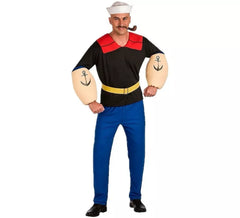 Fato de marinheiro forçado para homem