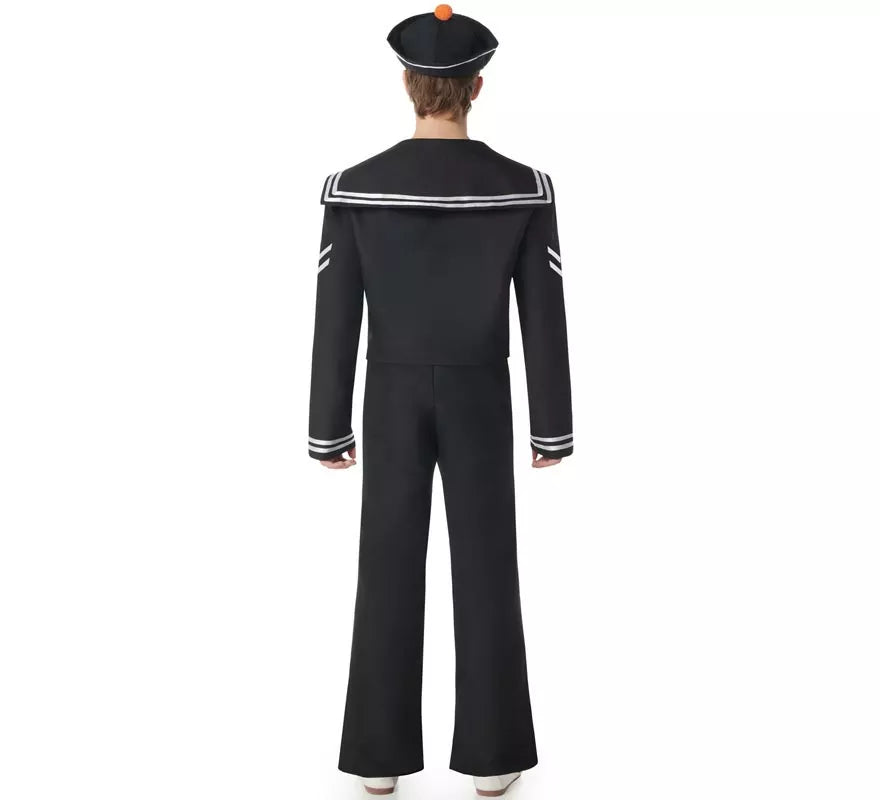 Translation missing: pt-PT.Disfraz de Marinero negro con Pantalón para hombre