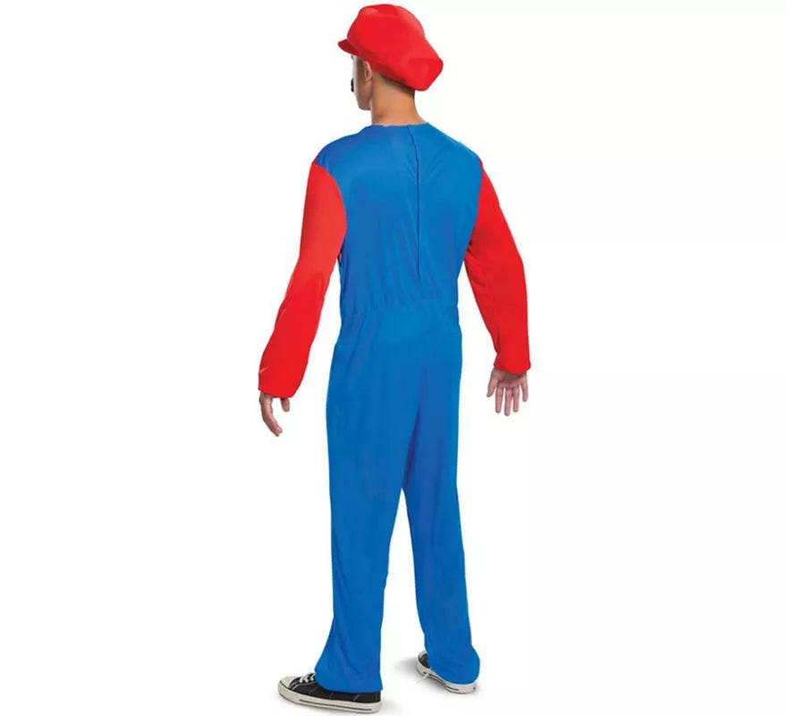 Translation missing: pt-PT.Disfraz de Mario Nintendo Super Mario Brothers clásico para hombre