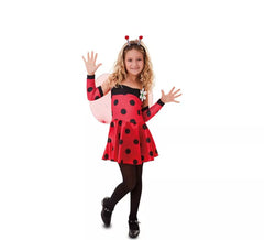 Fato de joaninha com asas para menina