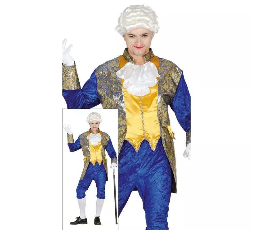 Disfraz de Marqués azul