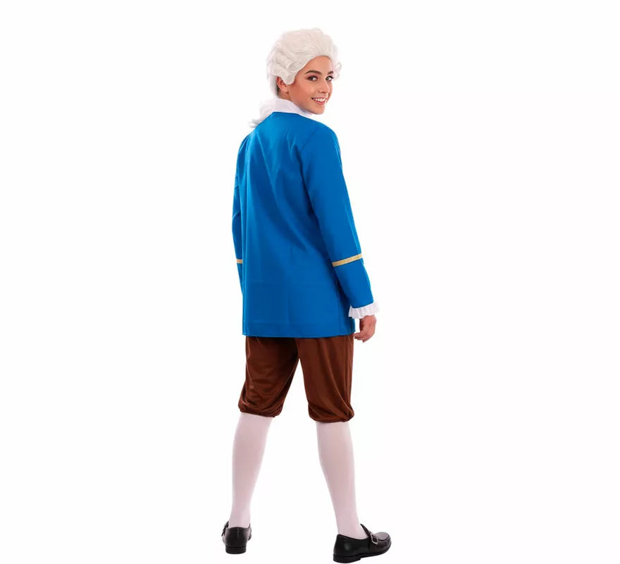Translation missing: pt-PT.Disfraz de Marqués de Época azul para niño