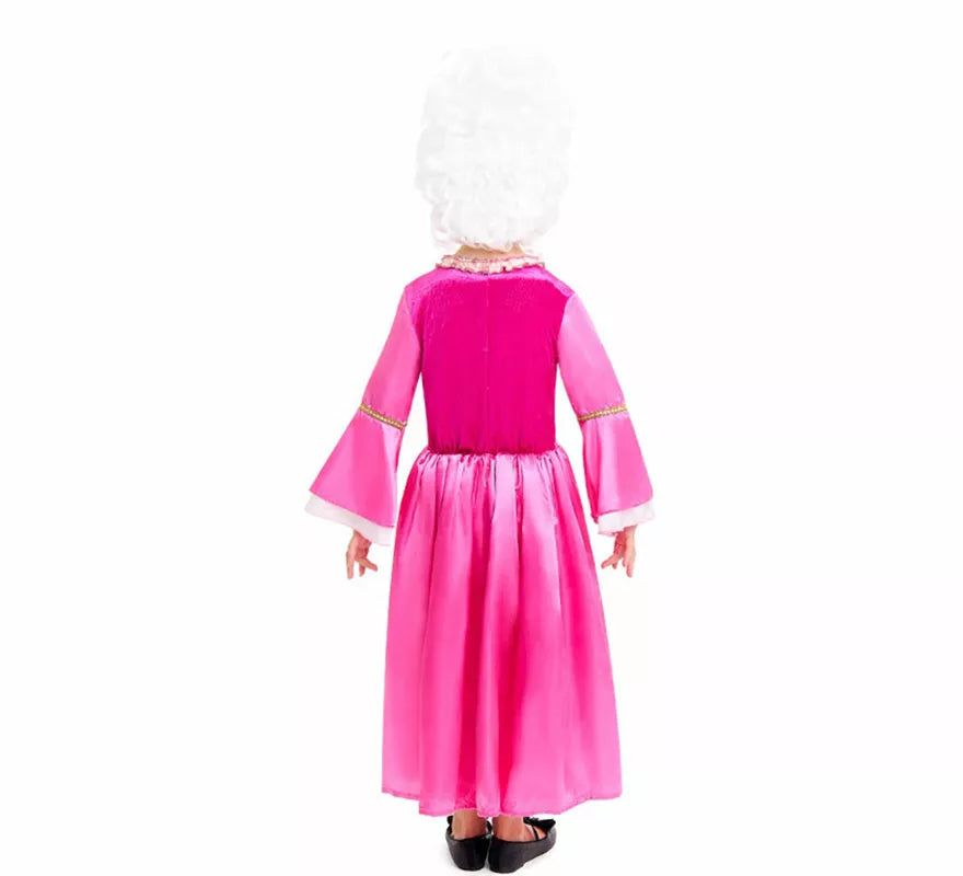 Translation missing: pt-PT.Disfraz de Marquesa de Época rosa para niña