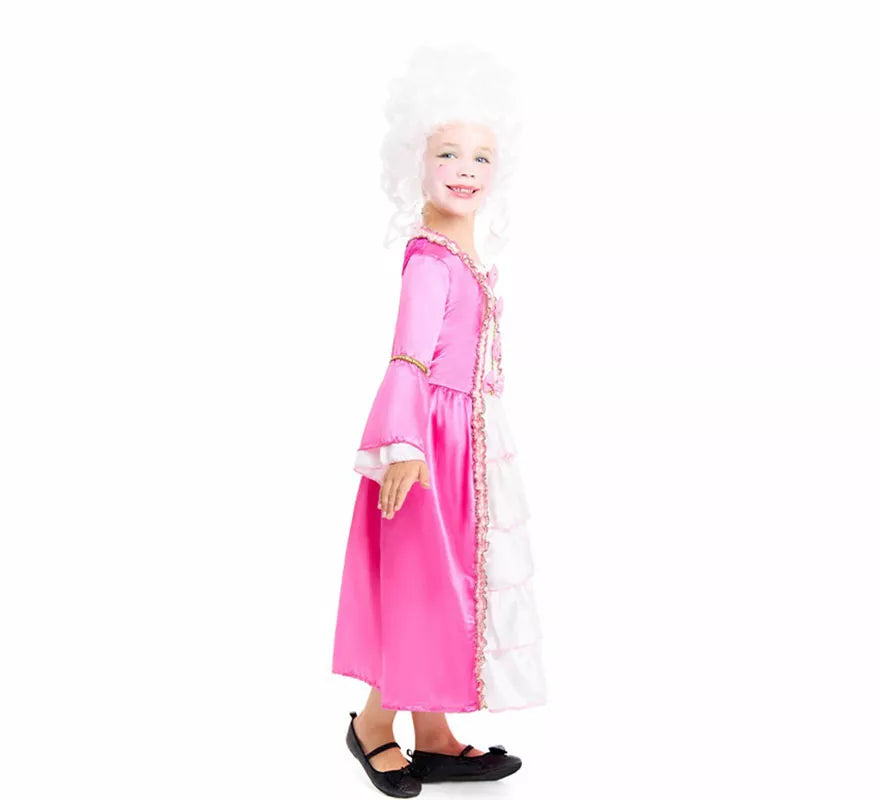 Translation missing: pt-PT.Disfraz de Marquesa de Época rosa para niña