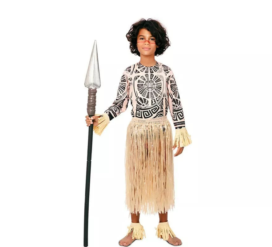 Translation missing: pt-PT.Disfraz de Maui hawaiano semidiós para niño