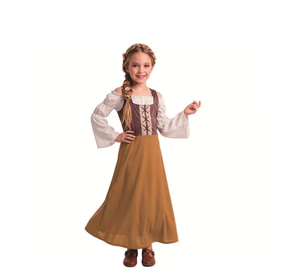 Disfraz de Mesonera Medieval para niña