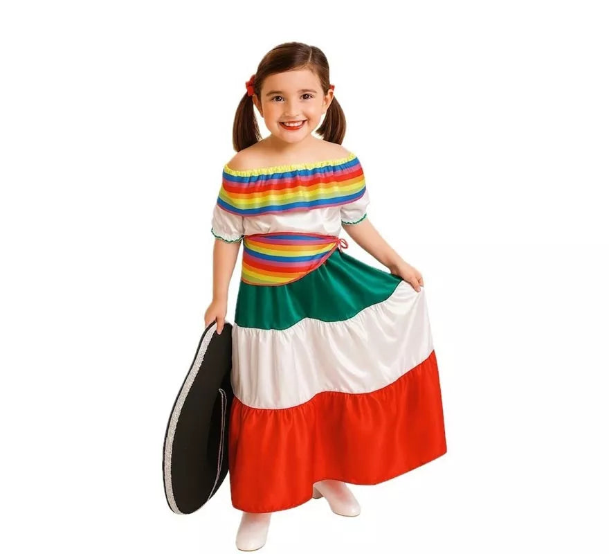 Translation missing: pt-PT.Disfraz de Mexicana para niña
