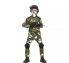 Fato militar de elite infantil