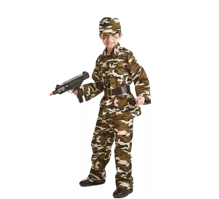 Translation missing: pt-PT.Disfraz de Militar para niños