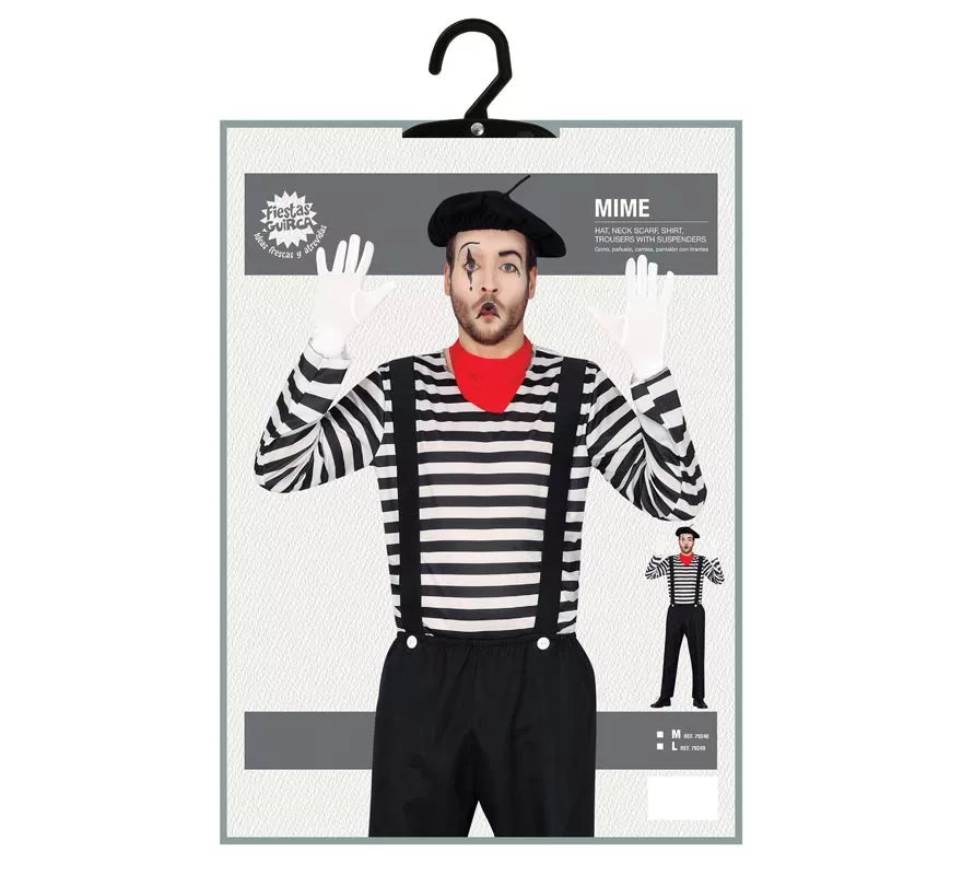 Translation missing: pt-PT.Disfraz de Mimo Parisino para hombre