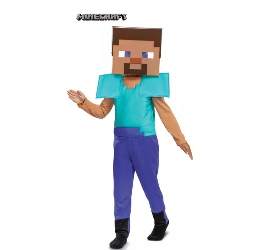 Translation missing: pt-PT.Disfraz de Minecraft Steve Lujo para niño