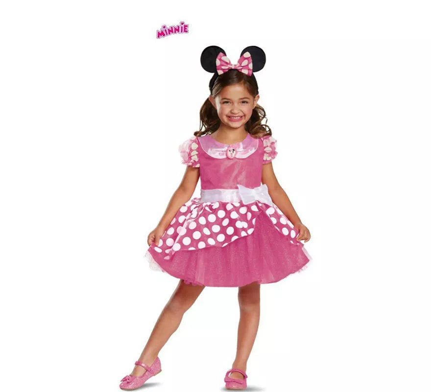 Translation missing: pt-PT.Disfraz de Minnie Mouse Deluxe de Disney para niña