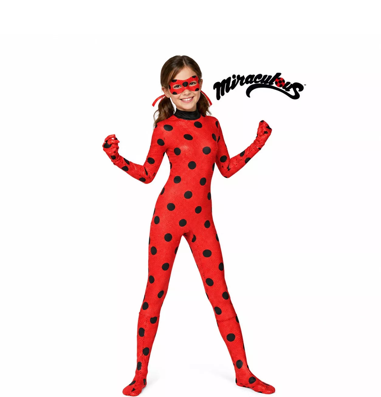 Translation missing: pt-PT.Disfraz de Miraculous Ladybug con peluca para mujer