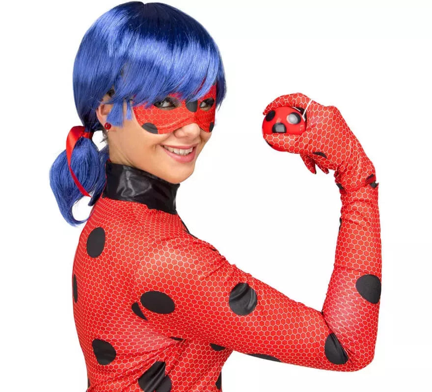 Translation missing: pt-PT.Disfraz de Miraculous Ladybug con peluca para mujer