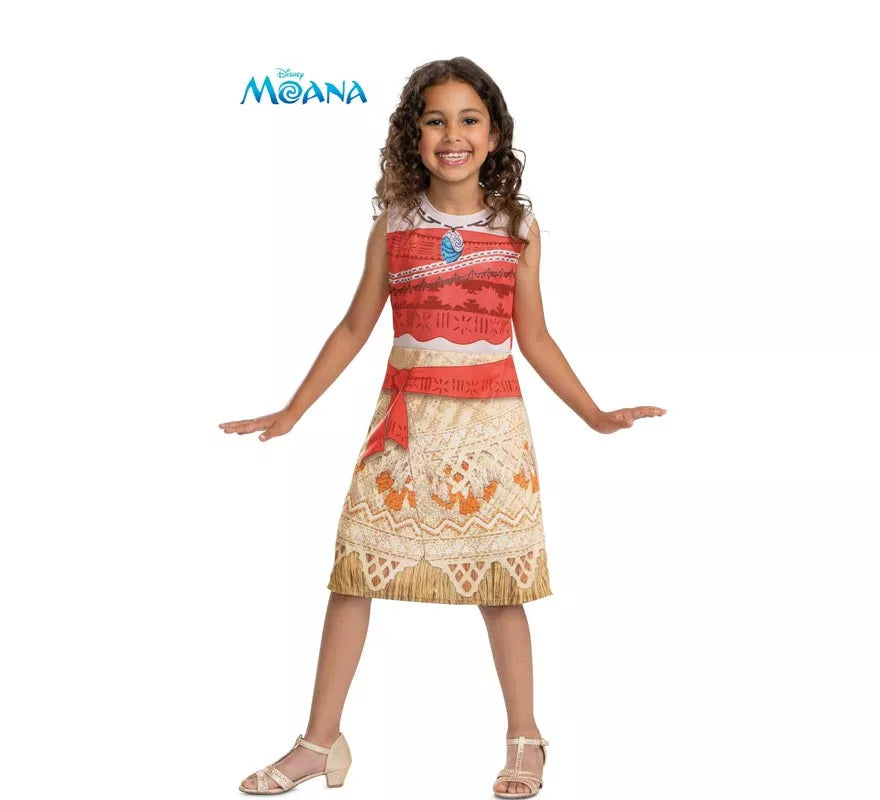 Translation missing: pt-PT.Disfraz de Moana Vaiana básico plus para niña