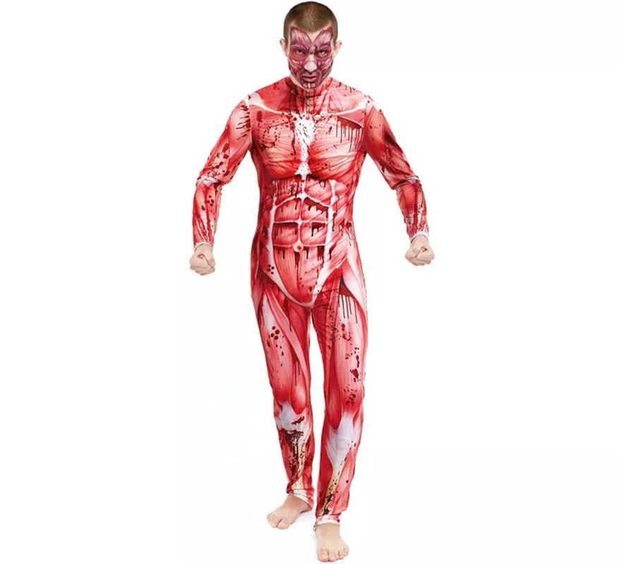 Translation missing: pt-PT.Disfraz de Modelo Anatómico con Músculos para hombre