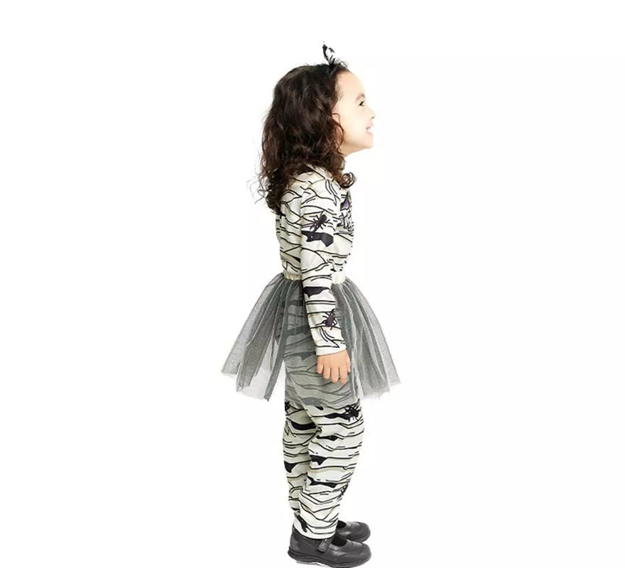 Translation missing: pt-PT.Disfraz de Momia con diadema y tutú para bebé y niña