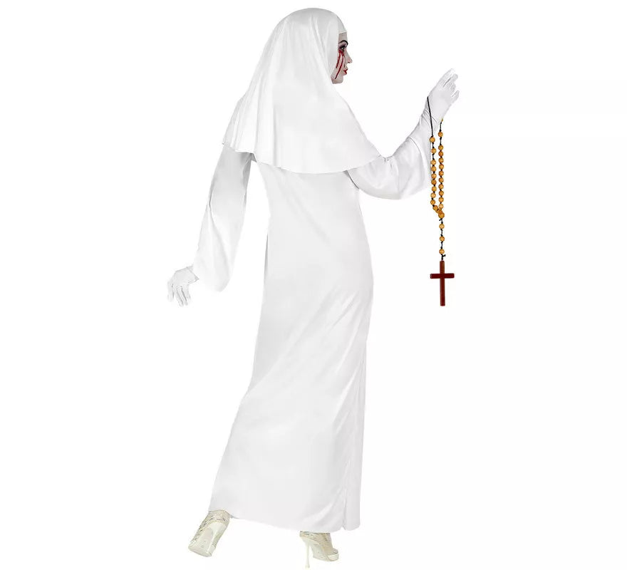 Disfraz de Monja Blanca para mujer