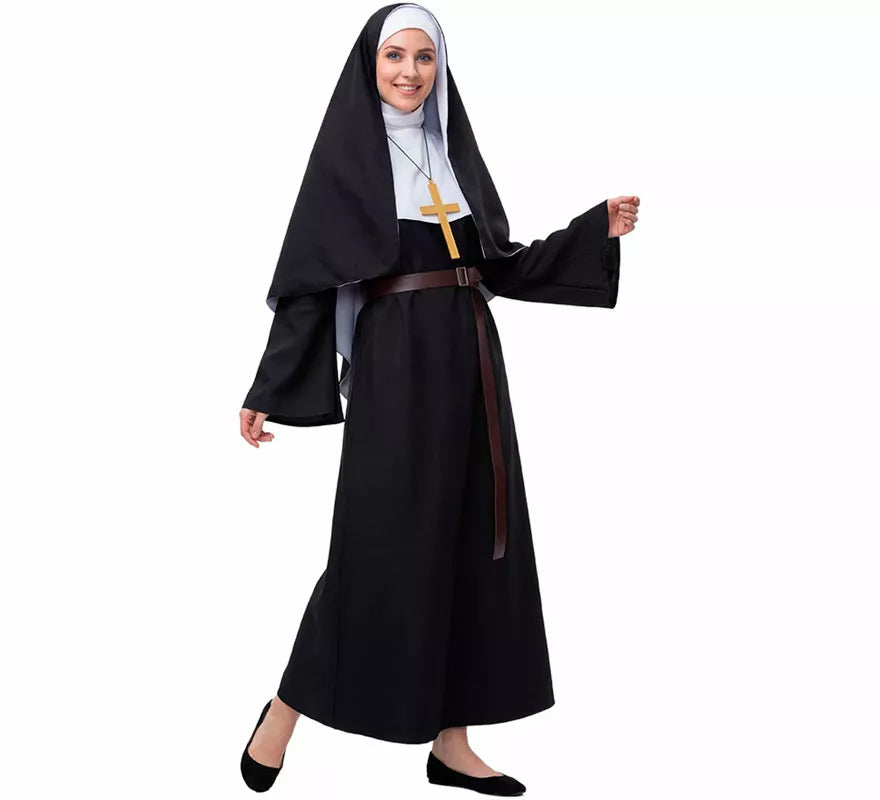 Disfraz de Monja Devota para mujer