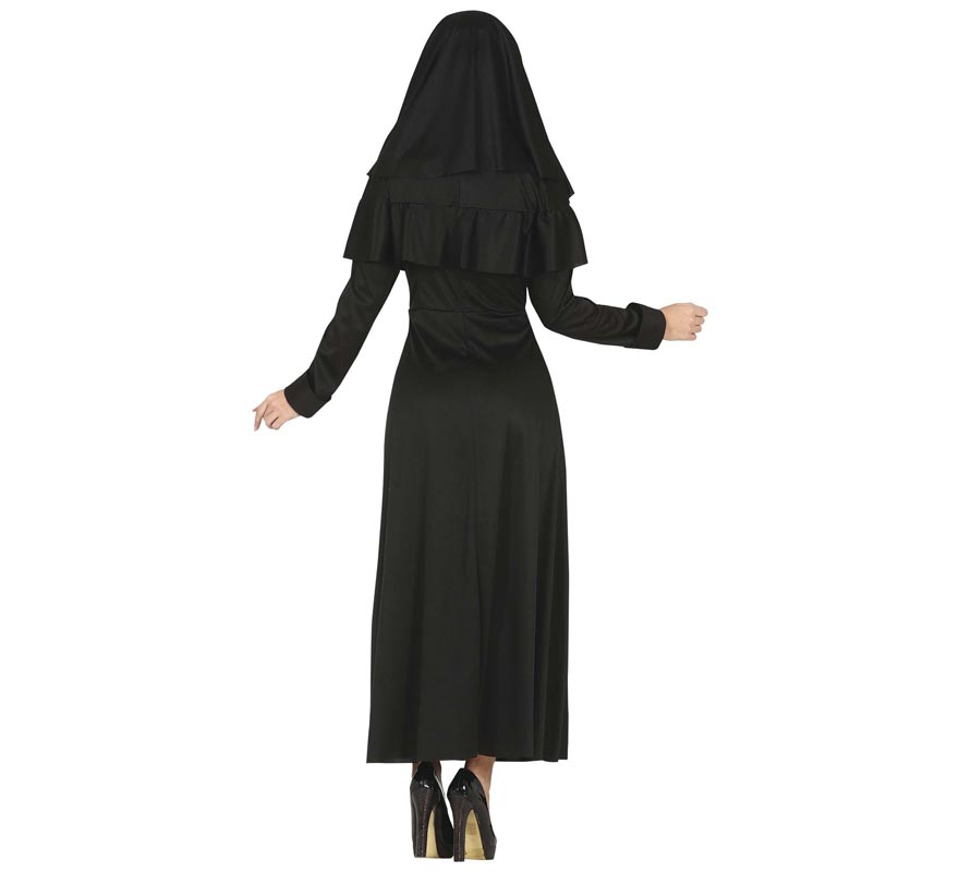 Translation missing: pt-PT.Disfraz de Monja Gótica con túnica negra para mujer
