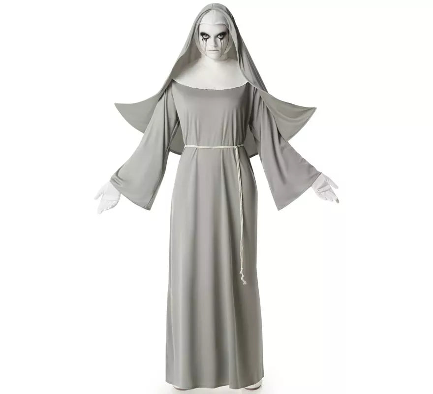 Translation missing: pt-PT.Disfraz de Monja gris para mujer