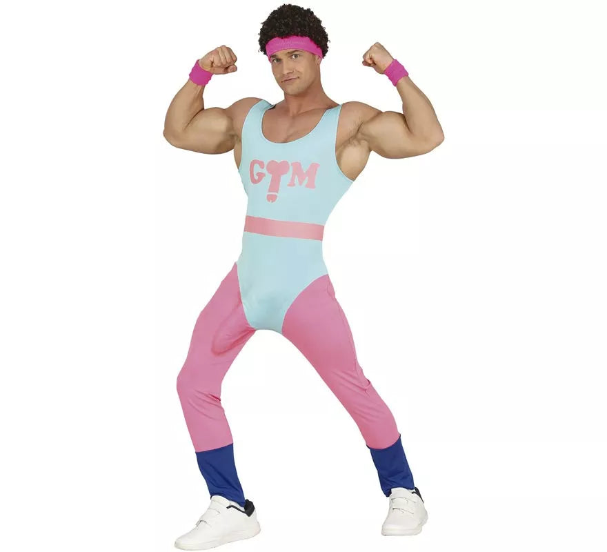Translation missing: pt-PT.Disfraz de Mono de Estiramiento de Gimnasta para hombre