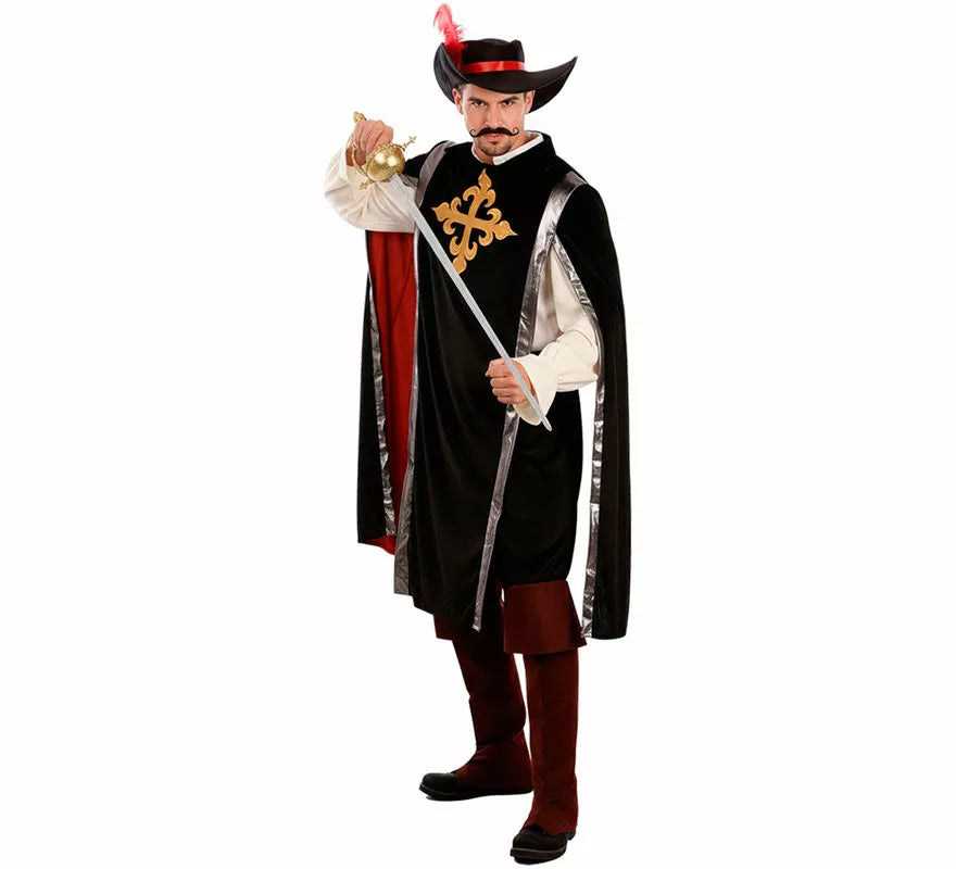 Disfraz de Mosquetero Elegante para hombre