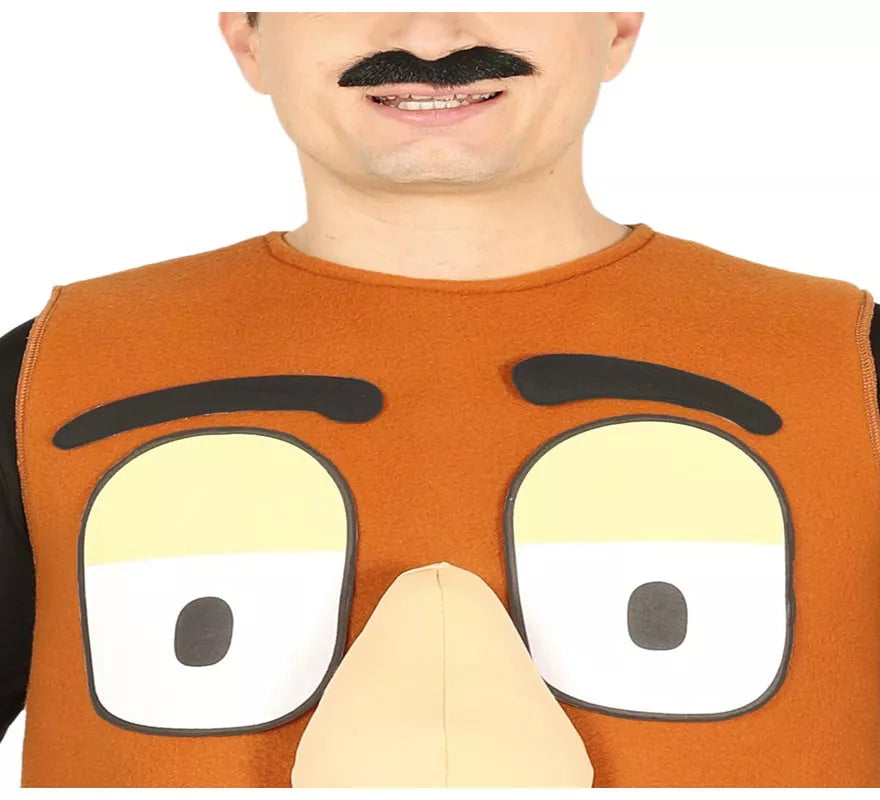 Translation missing: pt-PT.Disfraz de Mr. Potato personalizable para adultos