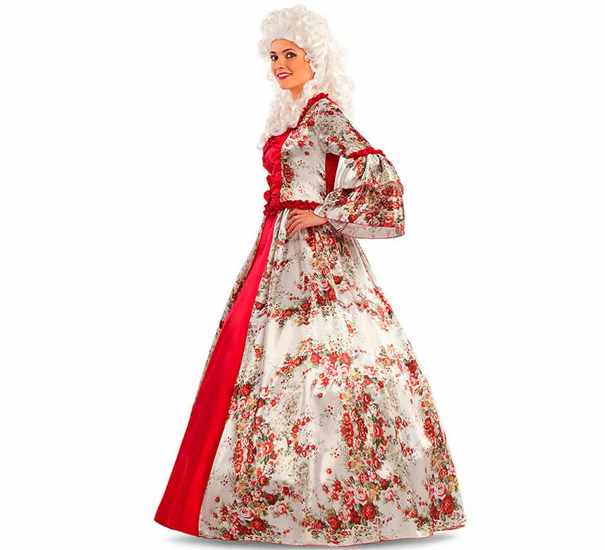 Translation missing: pt-PT.Disfraz de Mujer Colonial roja para mujer