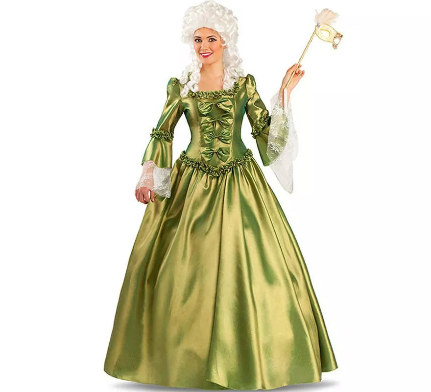 Translation missing: pt-PT.Disfraz de Mujer de Versalles verde para mujer