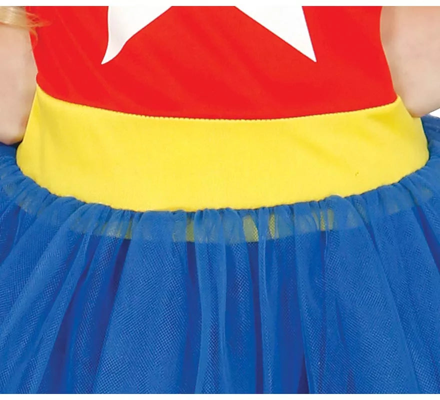 Translation missing: pt-PT.Disfraz de Mujer Maravilla con tutú para niña