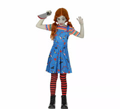 Fato de boneca do diabo para menina