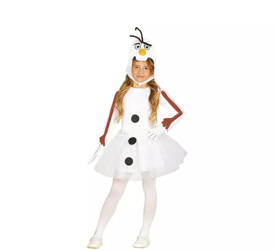 Translation missing: pt-PT.Disfraz de Muñeco de Nieve Fantasía con Tutú para niña