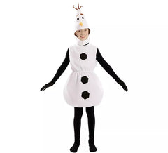 Fato de boneco de neve para crianças