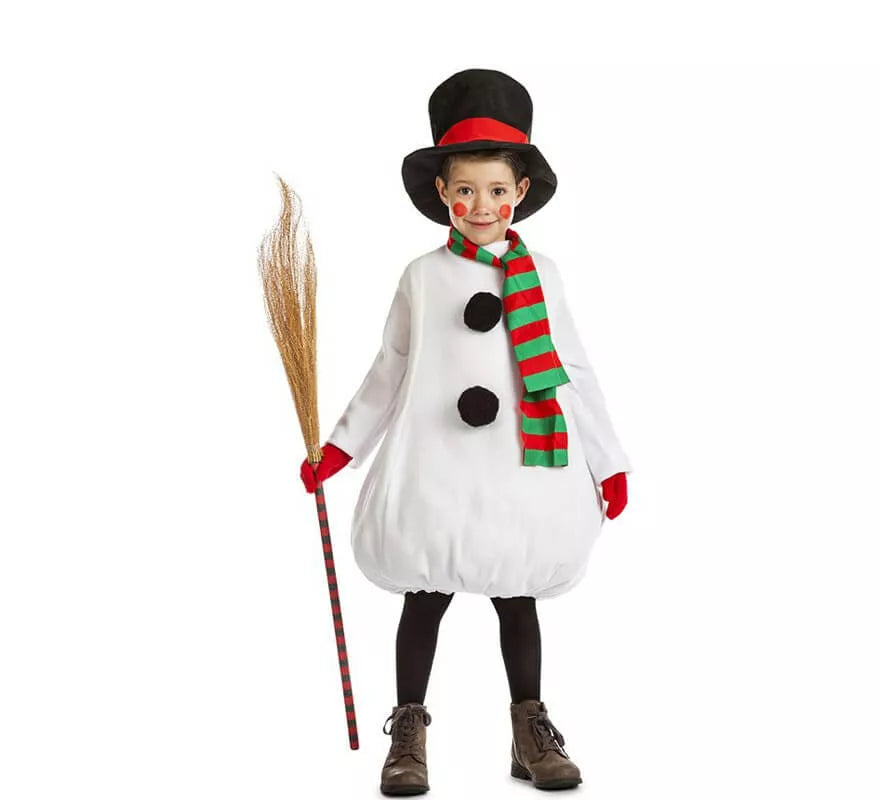 Disfraz de Muñeco de Nieve para niños