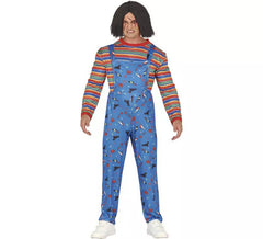 Fato de boneca diabólica para homem