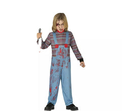 Fato de diabolical Doll para menino