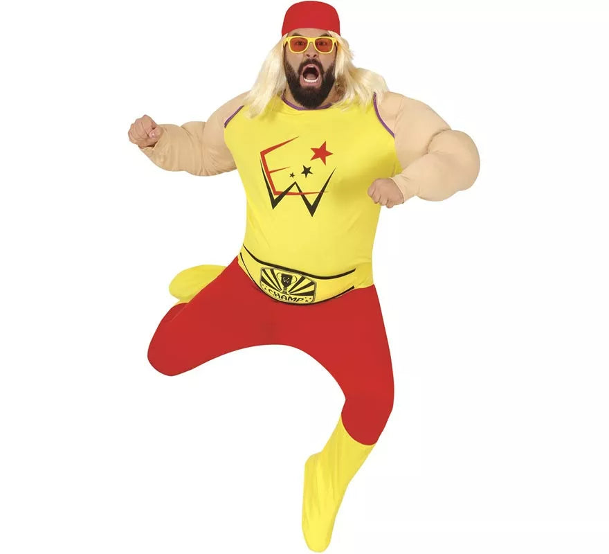 Translation missing: pt-PT.Disfraz de Musculoso de Lucha Libre para hombre