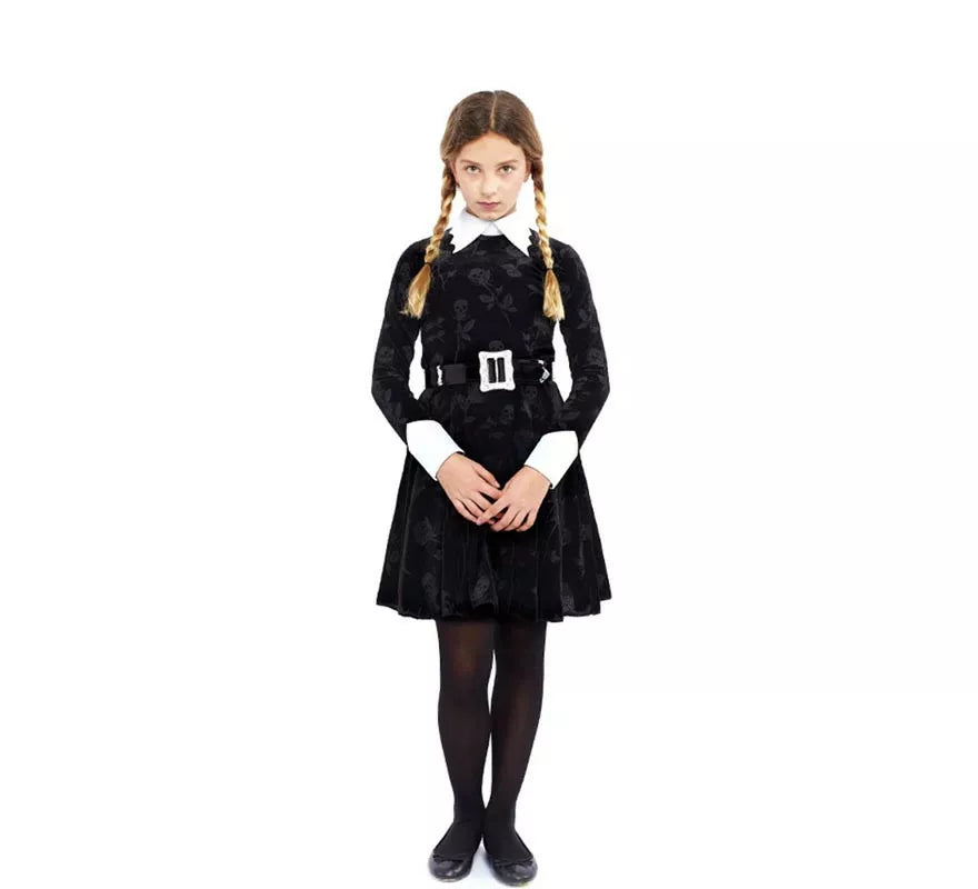 Translation missing: pt-PT.Disfraz de Niña Siniestra Clásico para niña y adolescente