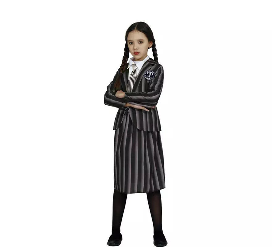Translation missing: pt-PT.Disfraz de Niña Siniestra Colegial para niña