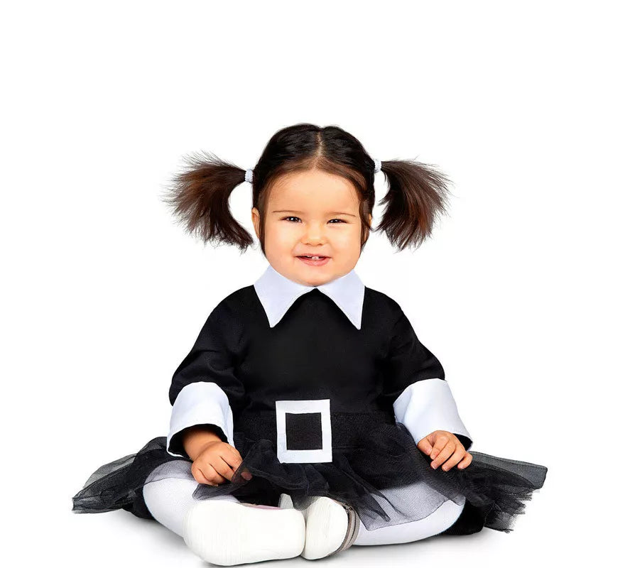 Translation missing: pt-PT.Disfraz de Niña Siniestra con falda para bebé