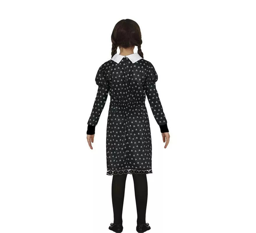 Translation missing: pt-PT.Disfraz de Niña Siniestra con lunares para niña