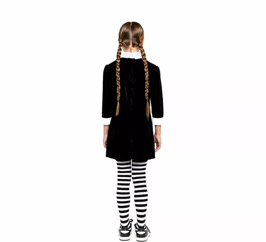 Translation missing: pt-PT.Disfraz de Niña Siniestra de Terciopelo para niña