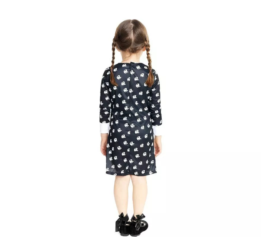 Translation missing: pt-PT.Disfraz de Niña Siniestra vestido estampado para bebé y niña