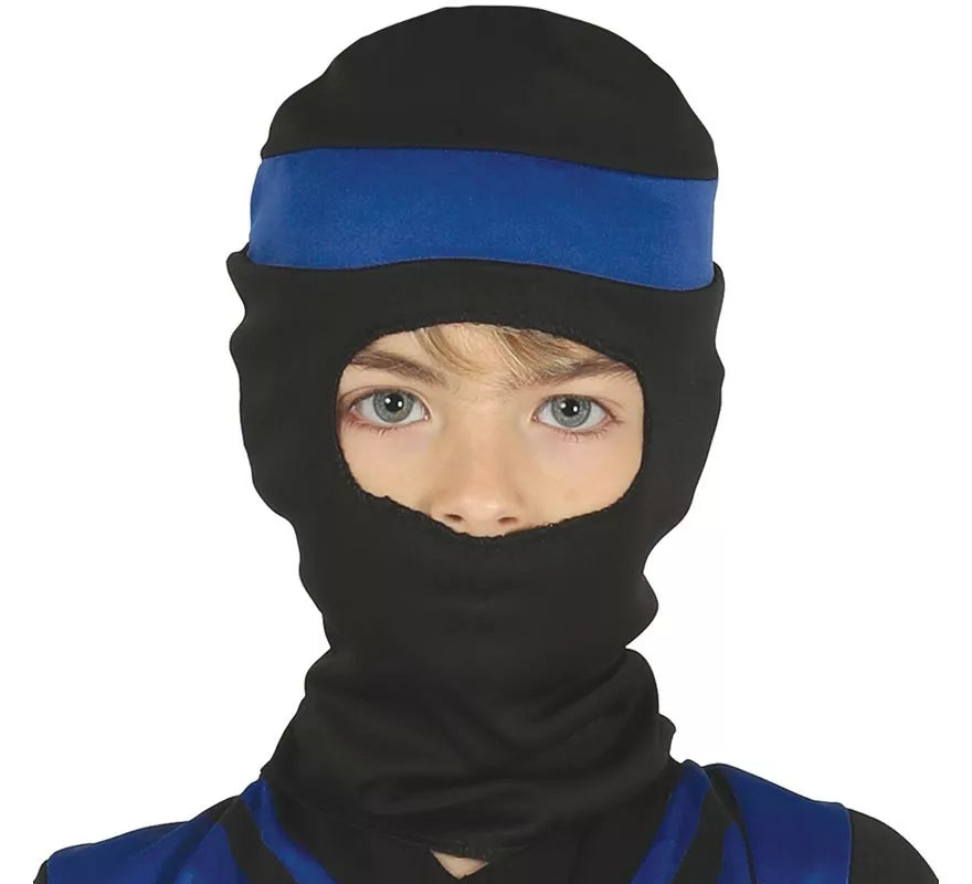Translation missing: pt-PT.Disfraz de Ninja azul y negro para niño