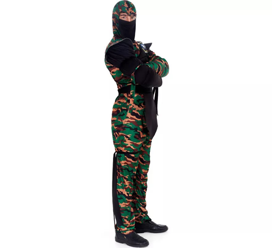 Translation missing: pt-PT.Disfraz de Ninja Comando Camuflaje para hombre